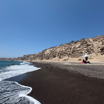 Santorini beach